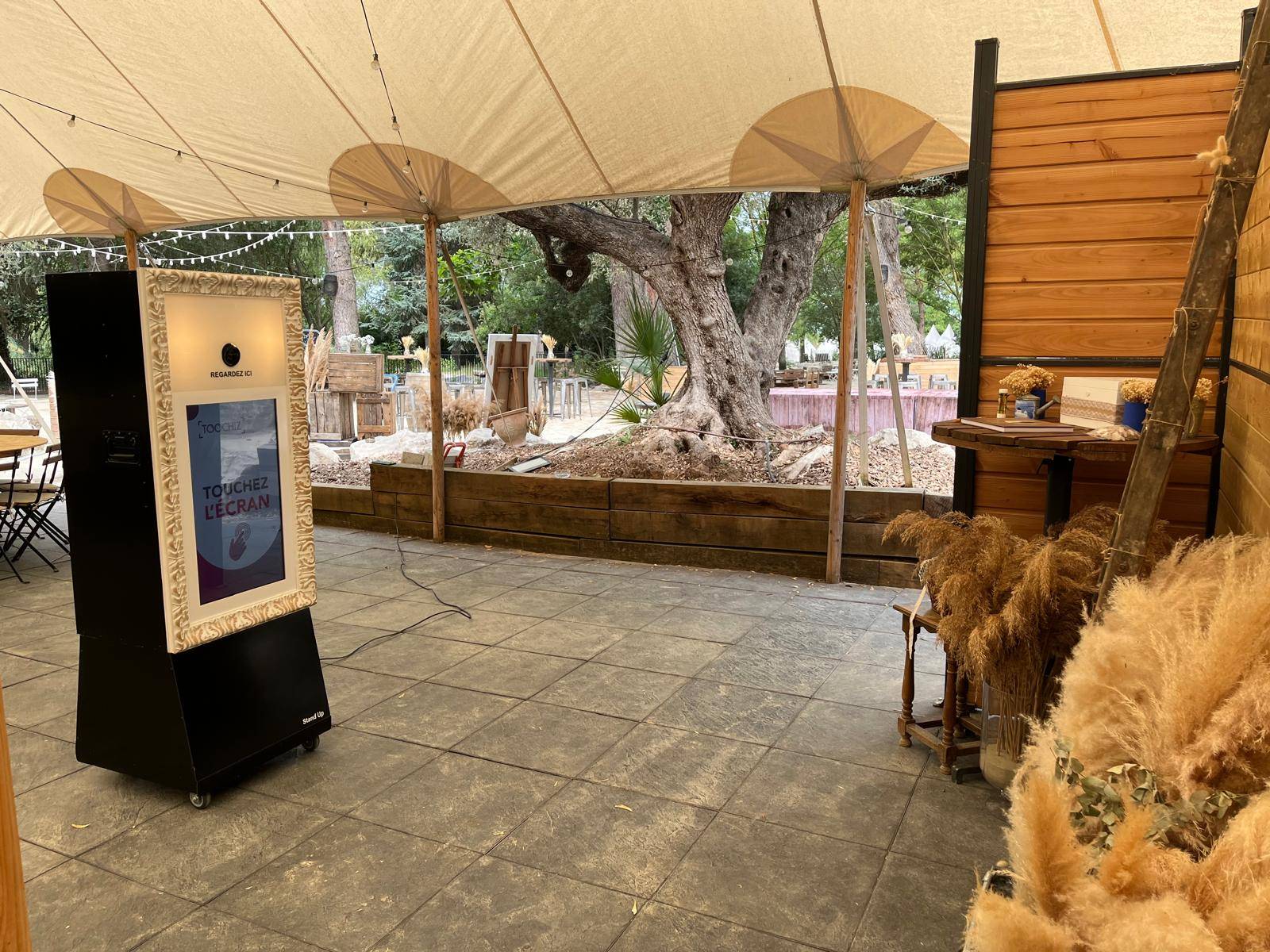 Louer une borne photos pour votre mariage thème champêtre à Mauguio dans l'Hérault